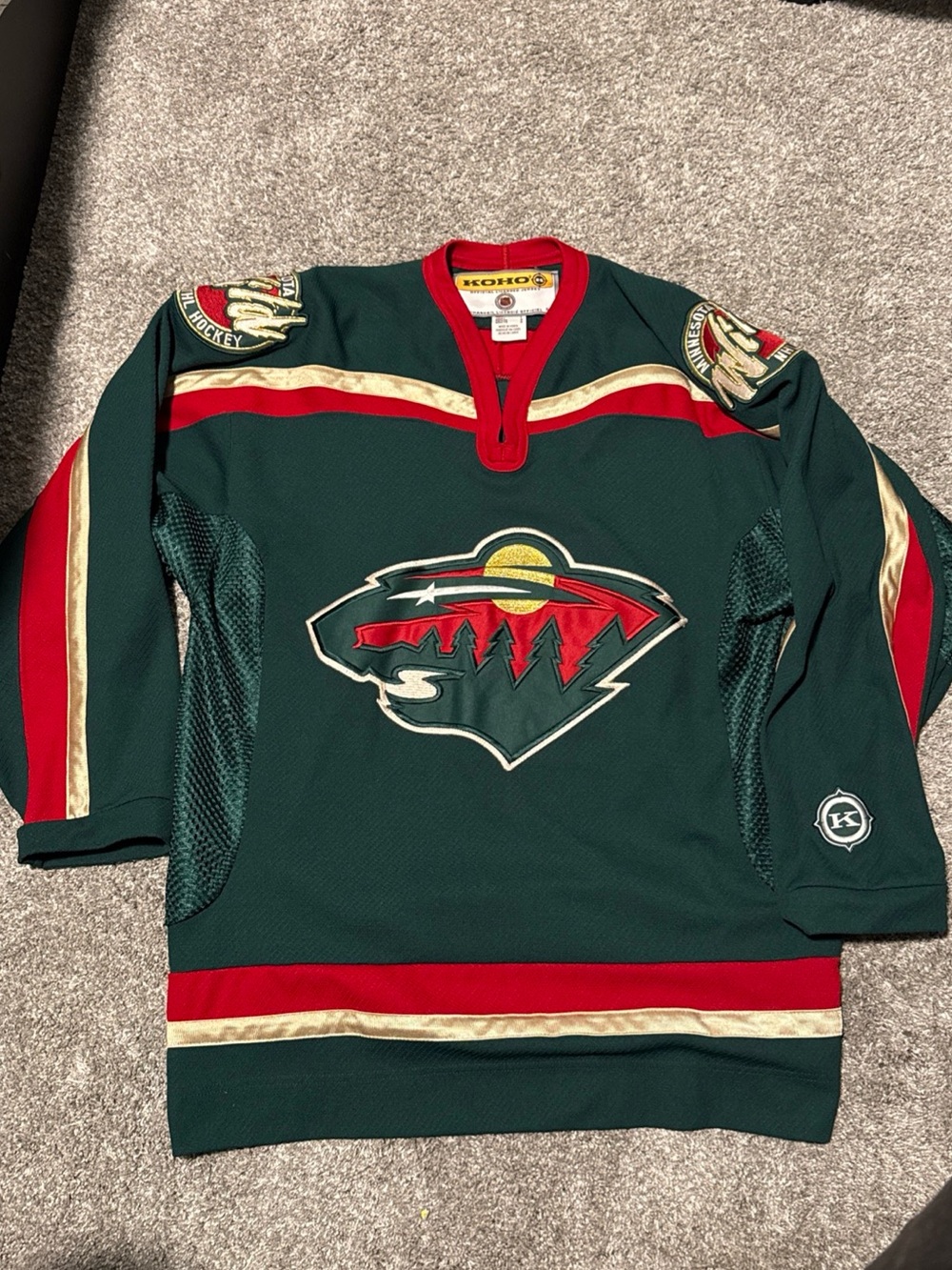 KOHO Minnesota Wild NHL Hockey Jersey Large Vintage